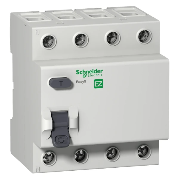 Диференціальний вимикач (ПЗВ) EASY 9 4P 30мА 63А "АС" Schneider Electric (EZ9R34463)