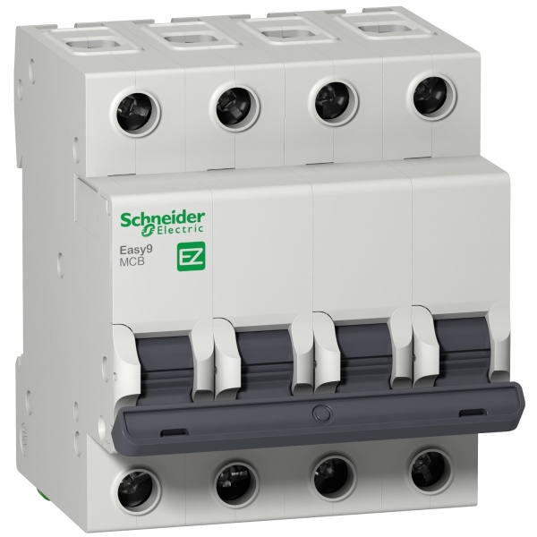 Автоматичний вимикач EASY 9 4P 32А 4,5 кА "В" Schneider Electric (EZ9F14432)