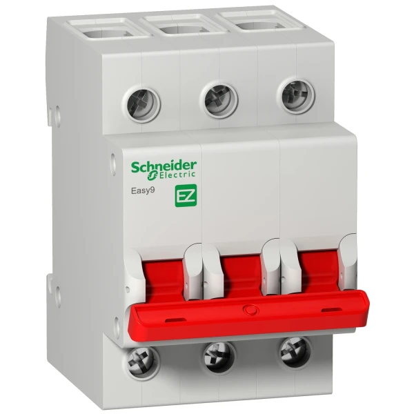Вимикач навантаження EASY 9 3P 400В 80А 5кА Schneider Electric (EZ9S16380)