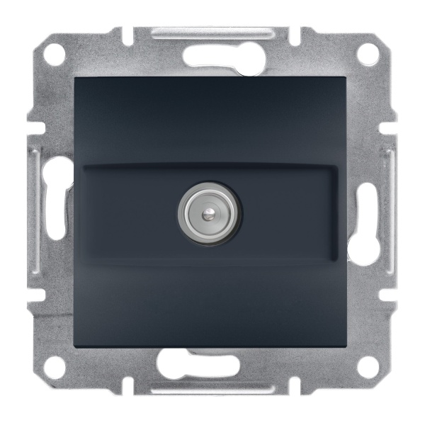 TV Розетка прохідний ASFORA антрацит 8dB Schneider Electric (EPH3200371)