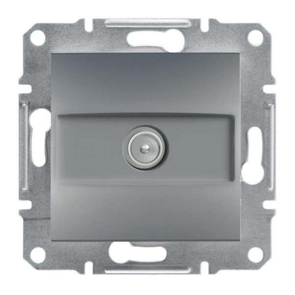 TV Розетка прохідної ASFORA сталь 4dB Schneider Electric (EPH3200262)