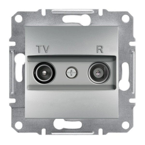 TV/R Розетка 8dB прохідний ASFORA алюміній Schneider Electric (EPH3300361)