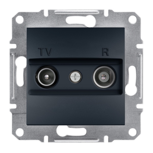 TV/R Розетка кінцева ASFORA антрацит Schneider Electric (EPH3300171)