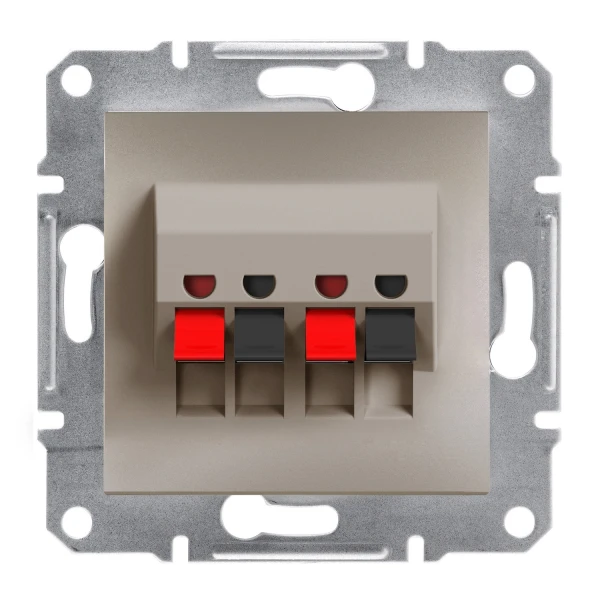 Аудіорозетка ASFORA бронза Schneider Electric (EPH5700169)