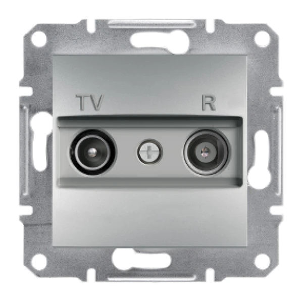 TV/R Розетка кінцева ASFORA алюміній Schneider Electric (EPH3300161)