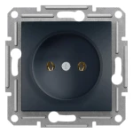 Розетка без заземлення ASFORA антрацит Schneider Electric (EPH3000171)