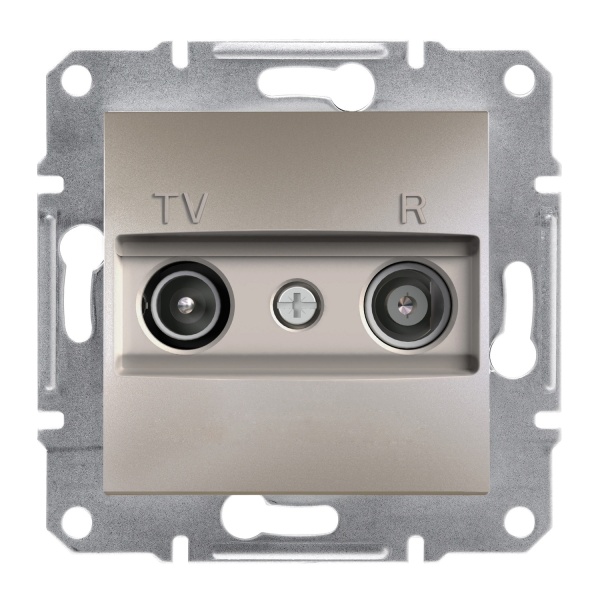 TV/R Розетка кінцева ASFORA бронза Schneider Electric (EPH3300169)