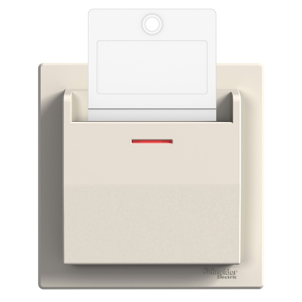 Картковий вимикач механічний крем ASFORA Schneider Electric (EPH6200123)