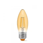 LED лампа VIDEX Filament C37FA 4W E27 2200K бронза - Зображення 2
