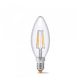 LED лампа VIDEX Filament C37FD 4W E14 4100K дімерна - Зображення 2