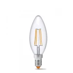 LED лампа VIDEX Filament C37FD 4W E14 4100K дімерна - Зображення 2