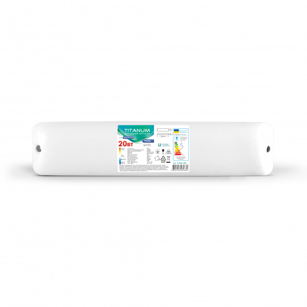 LED світильник лінійний IP65 TITANUM 20W 6500K