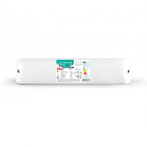 LED світильник лінійний IP65 TITANUM 20W 6500K
