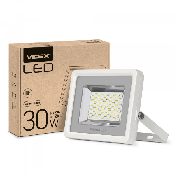 LED прожектор VIDEX PREMIUM 30W 5000K 220V White