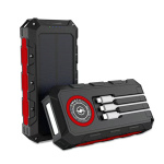 Повербанк 30000 mAh із сонячною панеллю (Solar power bank) QC3.0 PROTESTER PRO-S30 - Зображення 2