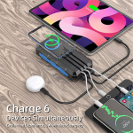 Повербанк 30000 mAh із сонячною панеллю (Solar power bank) QC3.0 PROTESTER PRO-S30 - Зображення 4