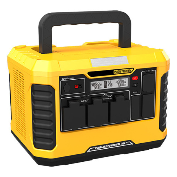 Портативна зарядна станція 1500W/3000W(Max), 220V, 1328Wh, 22.2V/59.8Ah (358 800mAh/3.7V) PROTESTER
