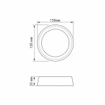 LED Світильник круглий накладний TITANUM 12W 5000K - Зображення 5