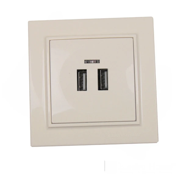 Розетка USB Enzo (слонова кістка)