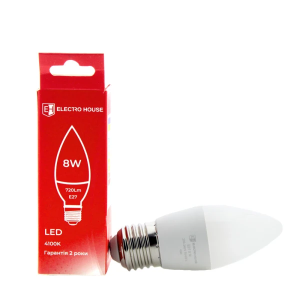 LED-лампа свічка 8W E27
