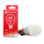 LED-лампа куля 8W E27