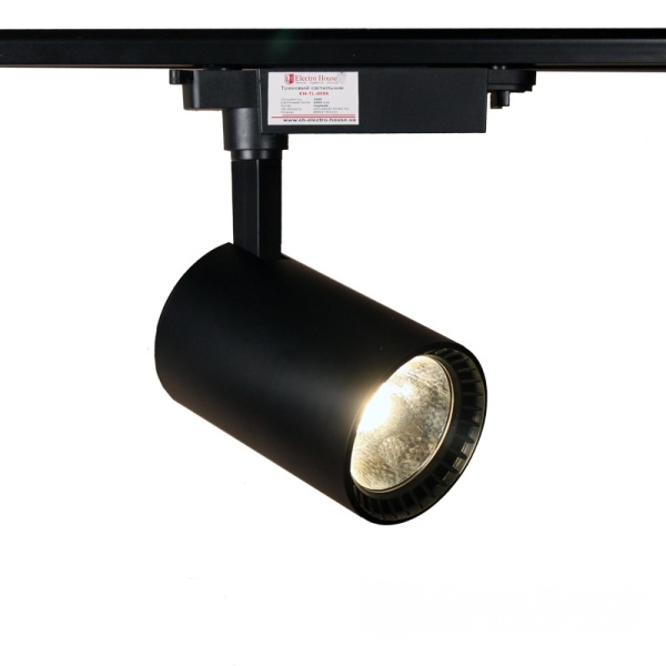LED-світильник трековий 30Вт чорний