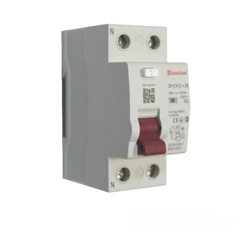 EHx2x25.jpg Пристрій захисного відключення RCC B EH(X) 2x25 2P 25A - Зображення 1