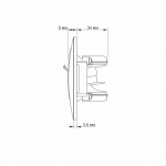 Розетка PC одинарна комп'ютерна біла TITANUM STANDARD - Зображення 5