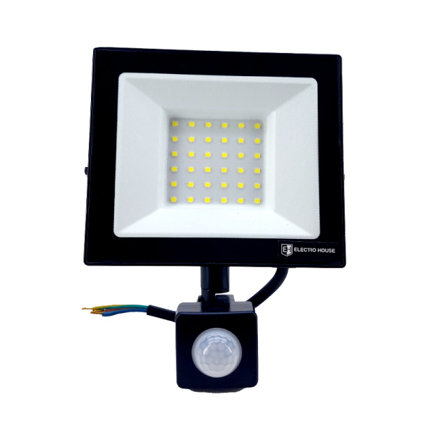 LED прожектор із датчиком руху 50W