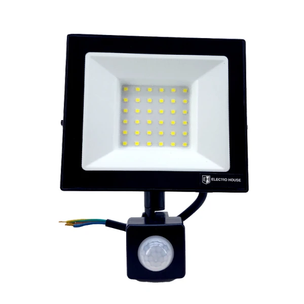 LED прожектор із датчиком руху 50W