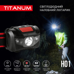 Налобний світлодіодний ліхтарик TITANUM TLF-H01 100Lm 6500K - Зображення 3