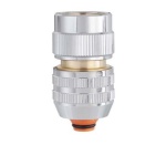Claber Конектор 1/2"- 5/8" для поливального шлангу AquaStop, метал