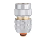 Claber Конектор 1/2"- 5/8" для поливального шлангу AquaStop, метал