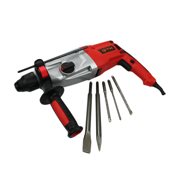 GTM Перфоратор + RH28/850EV 3,2Дж, 850Вт, 6-28мм, 3реж.