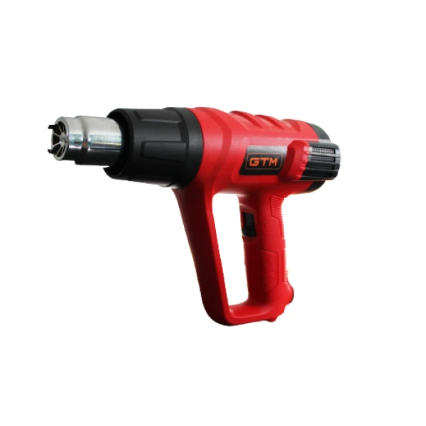 GTM Термоповітродувка HG2000EM, 2000Вт, 80-600С, 300/500л/хв, LCD-дисплей
