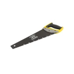 Ножівка столярна MASTERTOOL BLACK ALLIGATOR 350 мм 9TPI MAX CUT загартований зуб 3D заточування тефлонове покриття 14-2435