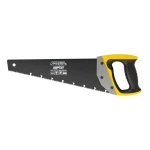 Ножівка столярна MASTERTOOL BLACK ALLIGATOR 350 мм 9TPI MAX CUT загартований зуб 3D заточування тефлонове покриття 14-2435 - Зображення 2