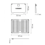 Портативний зарядний пристрій сонячна панель VIDEX VSO-F510U10W - Зображення 7