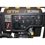 GTM Генераторна установка інверторна відкрита DK6000Xi, 5,0кВт  ном. потужн., 230В, 50Гц,Ручн.Старт /Електростарт - Зображення 3