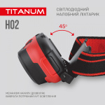 Налобний світлодіодний ліхтарик TITANUM TLF-H02 100Lm 6500K - Зображення 6
