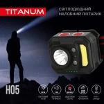 Налобний світлодіодний ліхтарик TITANUM TLF-H05 250Lm 6500K - Зображення 3
