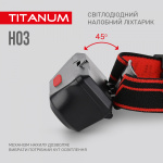 Налобний світлодіодний ліхтарик TITANUM TLF-H03 180Lm 6500K - Зображення 6