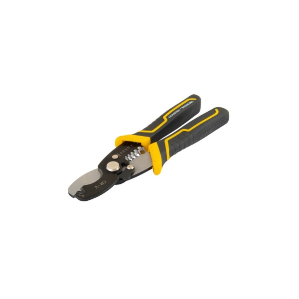 Кабелеріз із знімачом ізоляції MASTERTOOL 10.5 мм 1.3–8.0 мм² Mn65 75-2275