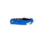 Ніж складаний MASTERTOOL "DAMASK" 204х33х12 мм чорне нержавіюче лезо алюмінієва рукоятка з карабіном склобій 79-0123 - Зображення 7