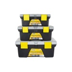 Скрині для інструментів MASTERTOOL комплект 3 шт з пластиковими замками знімні органайзери 10"/12"/14" (79-2810/2812/2814) 79-2008 - Зображення 2