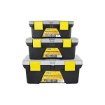 Скрині для інструментів MASTERTOOL комплект 3 шт з пластиковими замками знімні органайзери 10"/12"/14" (79-2810/2812/2814) 79-2008 - Зображення 2