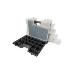 Органайзер двосторонній MASTERTOOL з ручкою 14" 360х290х195 мм 49 секцій 79-2101