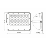 LED прожектор автономний VIDEX 1000LM 5000K 3.2V - Зображення 9