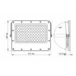 LED прожектор автономний VIDEX 1000LM 5000K 3.2V - Зображення 9