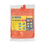 Тент MASTERTOOL 4х5 м 110 г/м² помаранчевий 89-0405 - Зображення 3